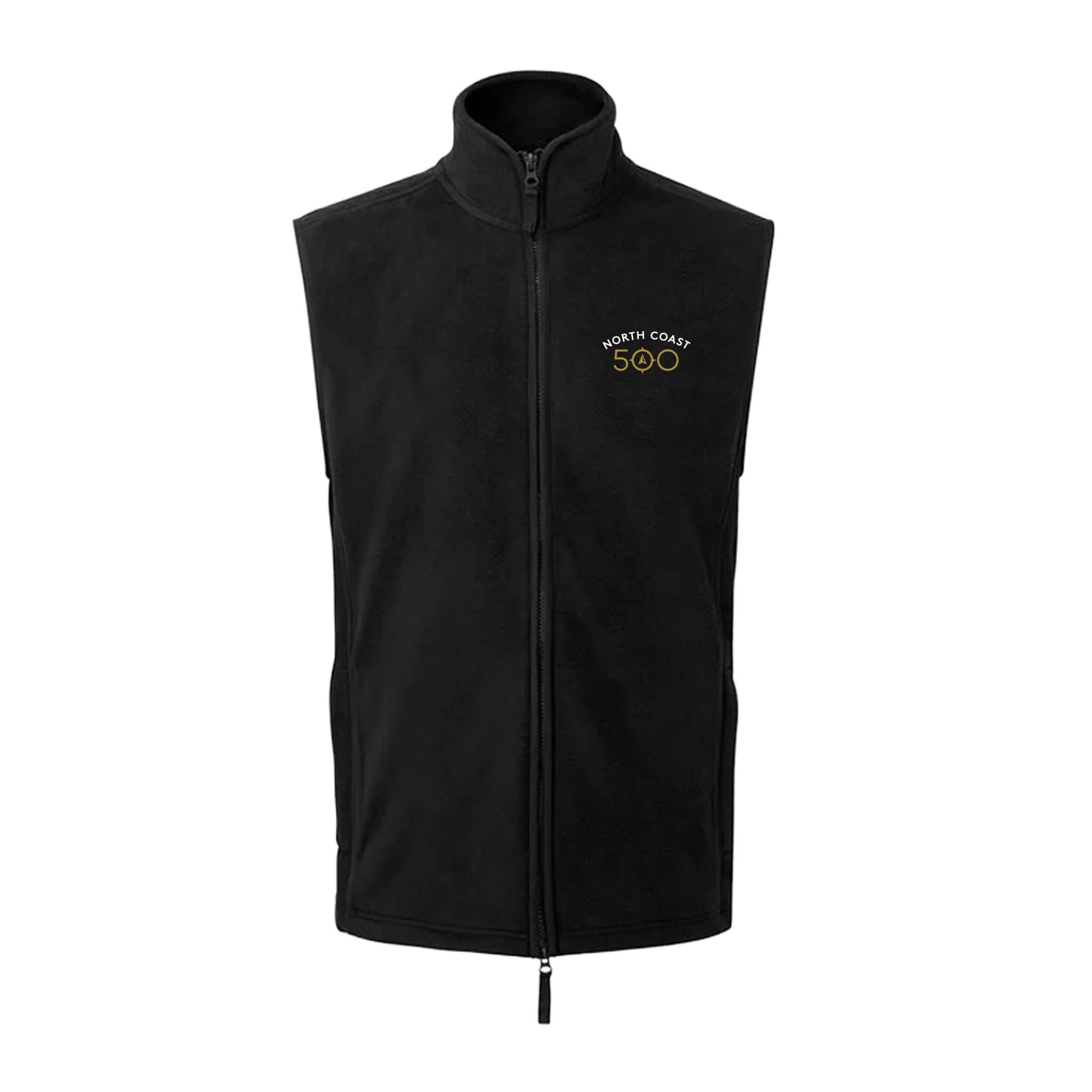 Artisan Fleece Gilet - Black - North Coast 500