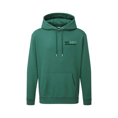 Biker Hoodie | Pine Green | Front | North Coast 500