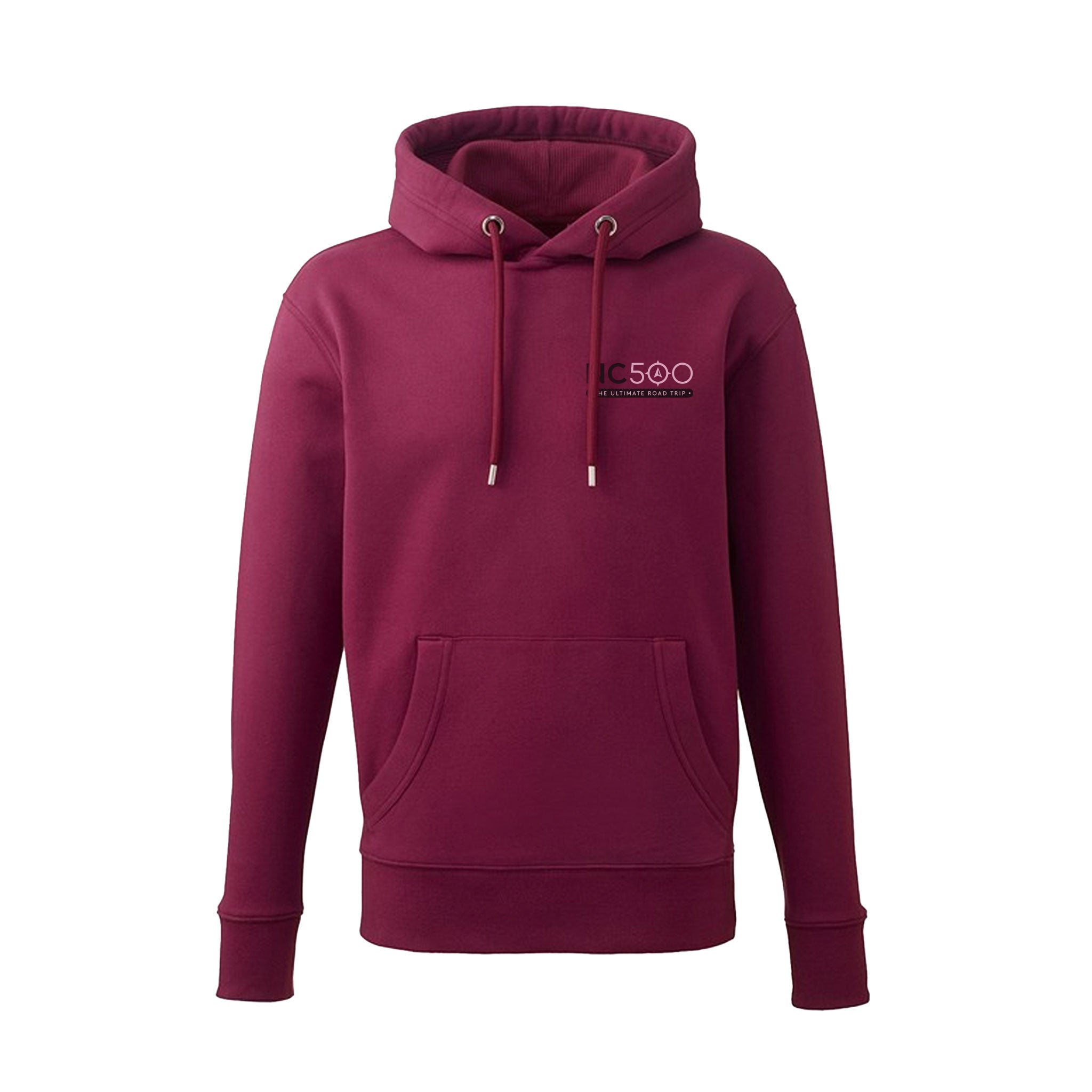 Biker Hoodie - Burgundy – North Coast 500