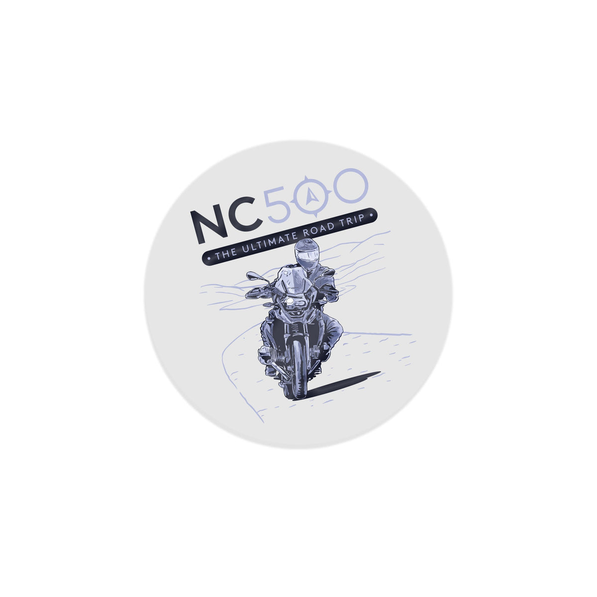500 Cc Sticker Biker Sticker – North Coast 500