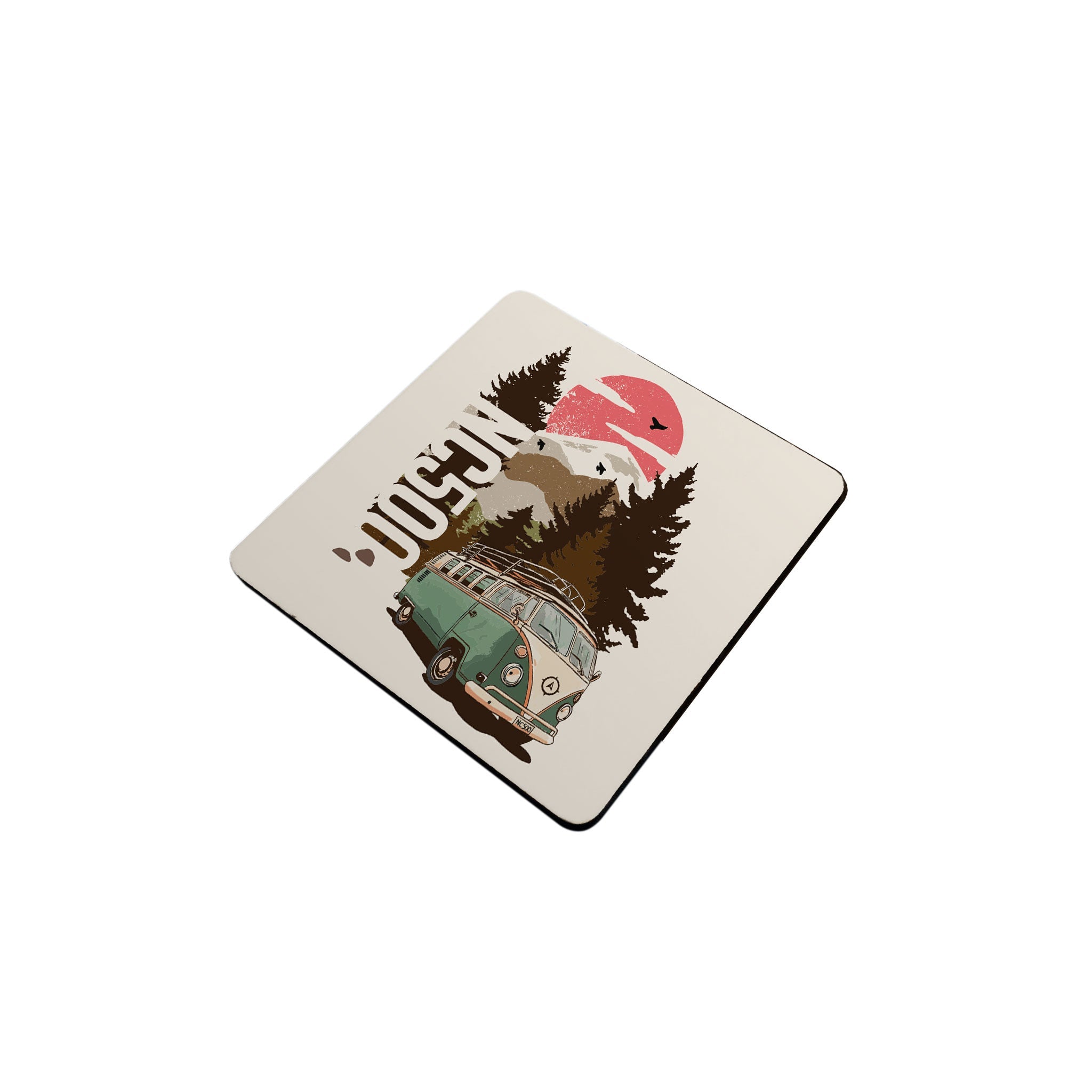 Campervan Coaster | White | North Coaster 500