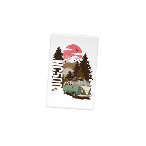 Campervan Fridge Magnet | White | North Coast 500