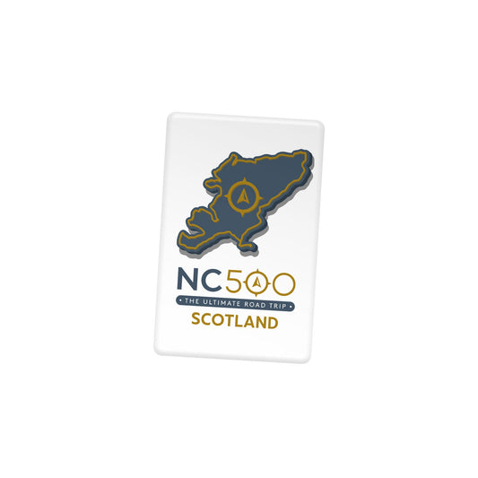 NC500 Destination Fridge Magnet | White | North Coast 500