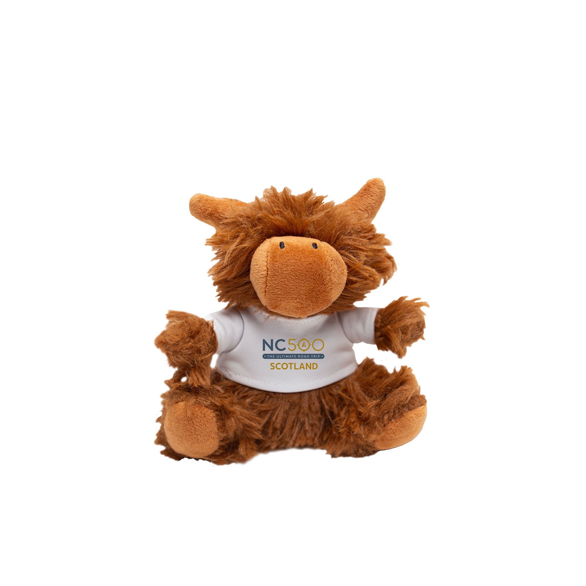 NC500 Destination Highland Coo Keyring | North Coast 500