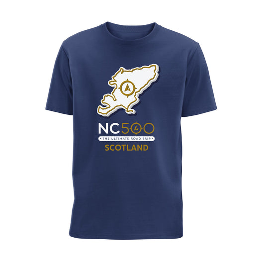 NC500 Destination T-Shirt | Navy Marl | North Coast 500