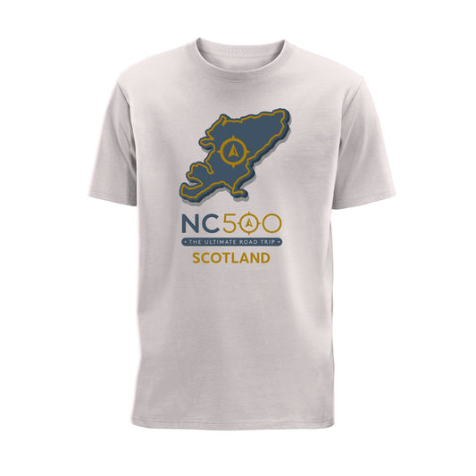 NC500 Destination T-Shirt | White | North Coast 500