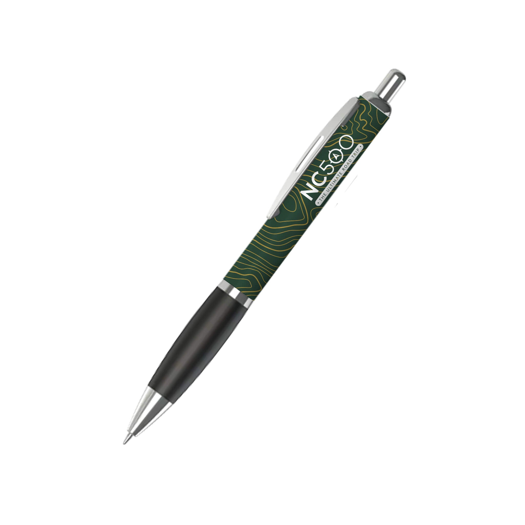 Explore Ballpen - Black/Bottle Green - North Coast 500
