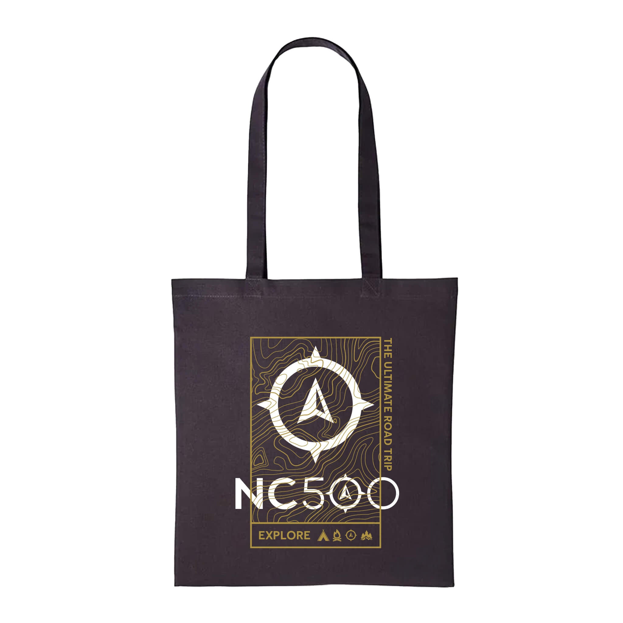 Explore Cotton Tote Bag | Storm Grey | North Coast 500