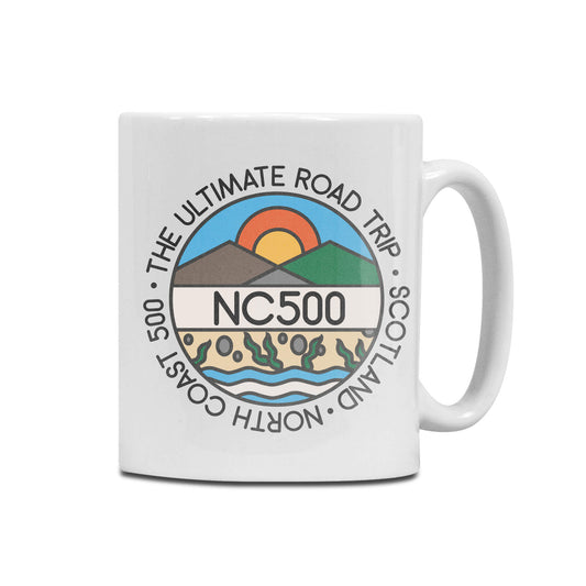 Land & Sea Ceramic Mug | White | North Coast 500