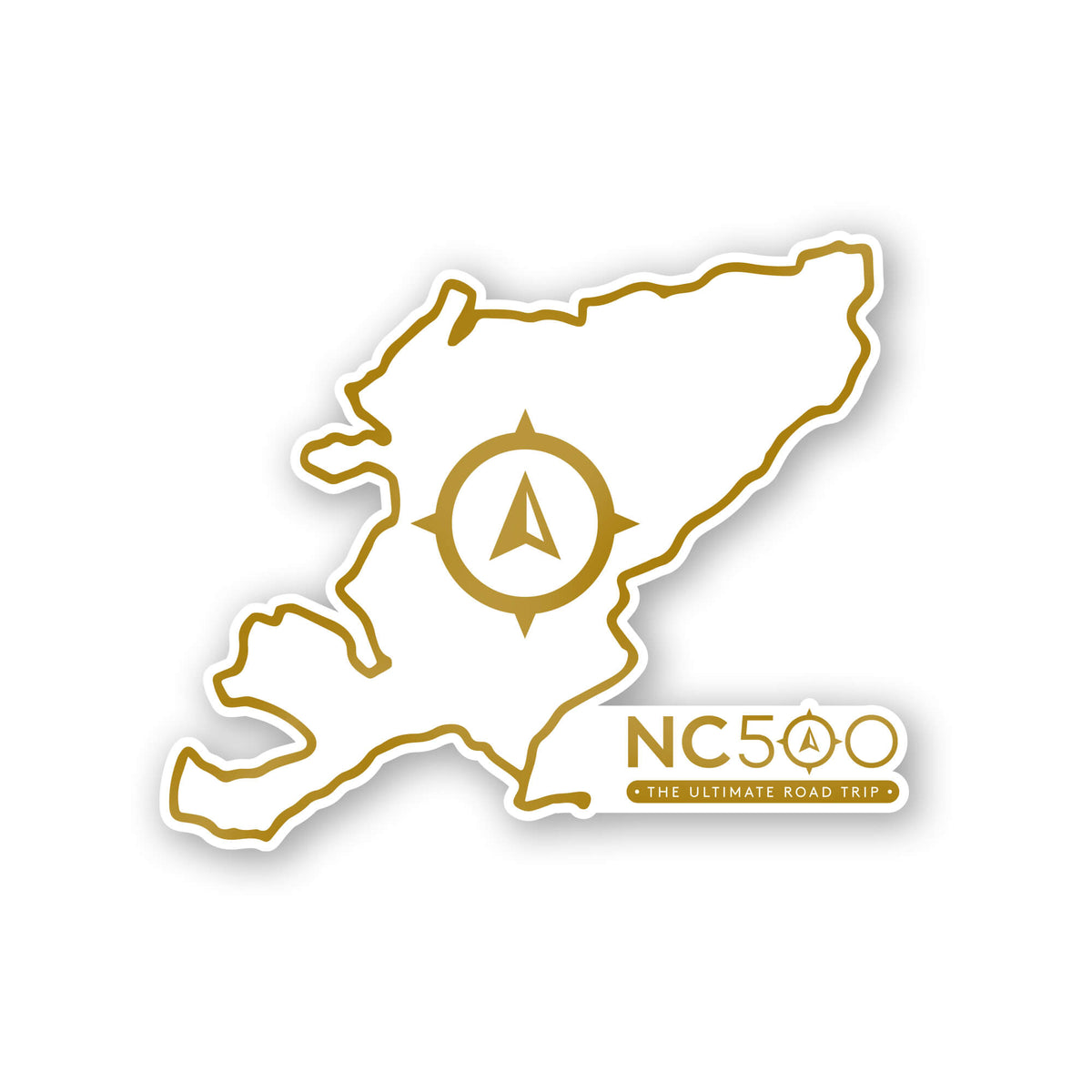 NC500 Map Sticker | Window or Bumper | North Coast 500