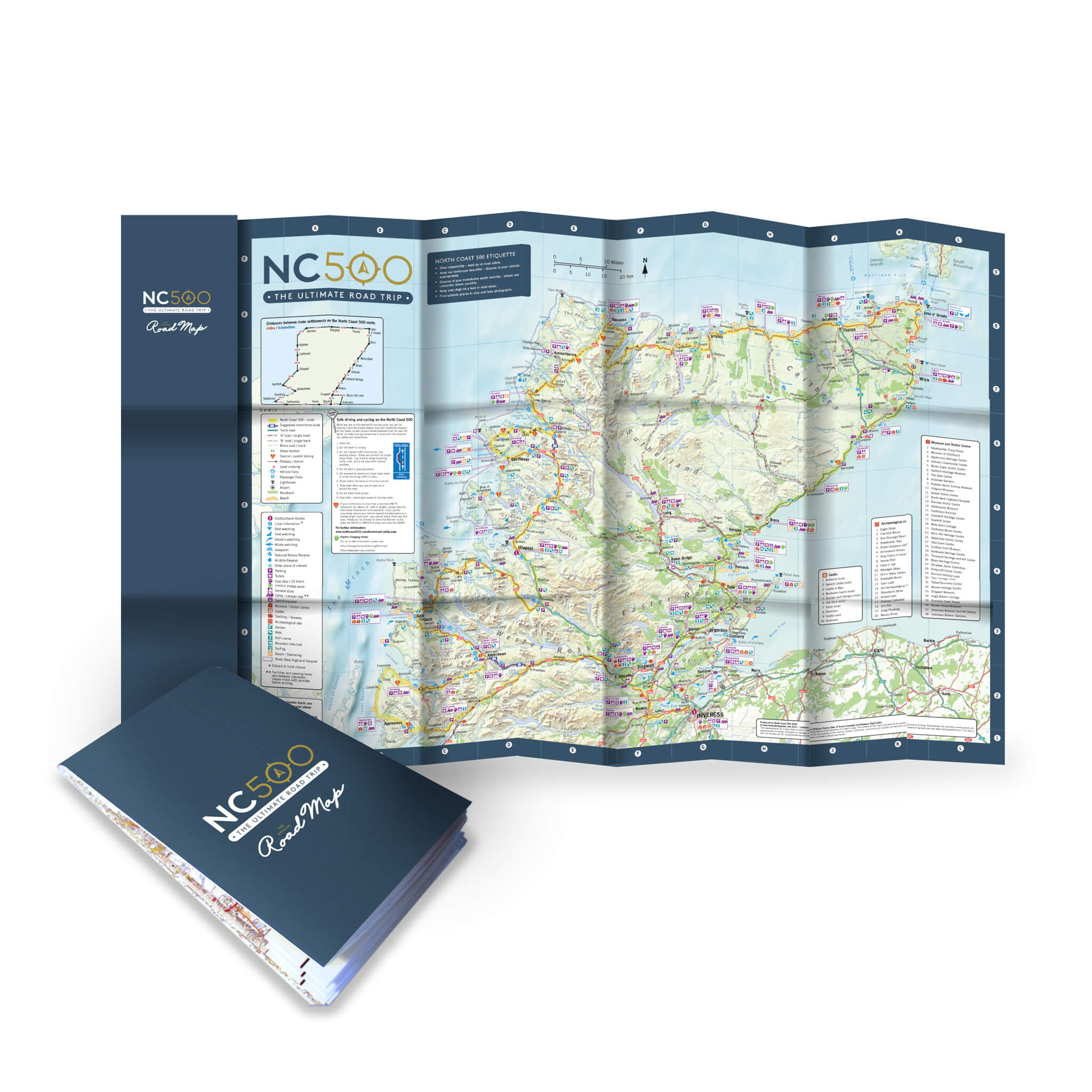 The Official NC500 Road Map