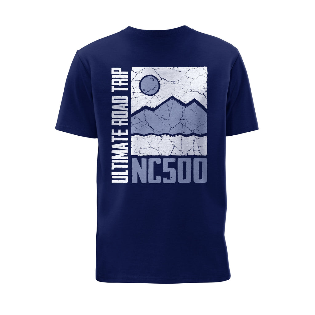 Road Trip T-Shirt | Navy | Back View | North Coast 500