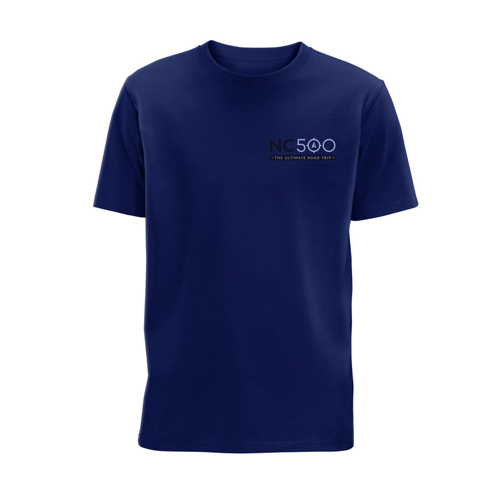Road Trip T-Shirt | Navy | Front View | North Coast 500