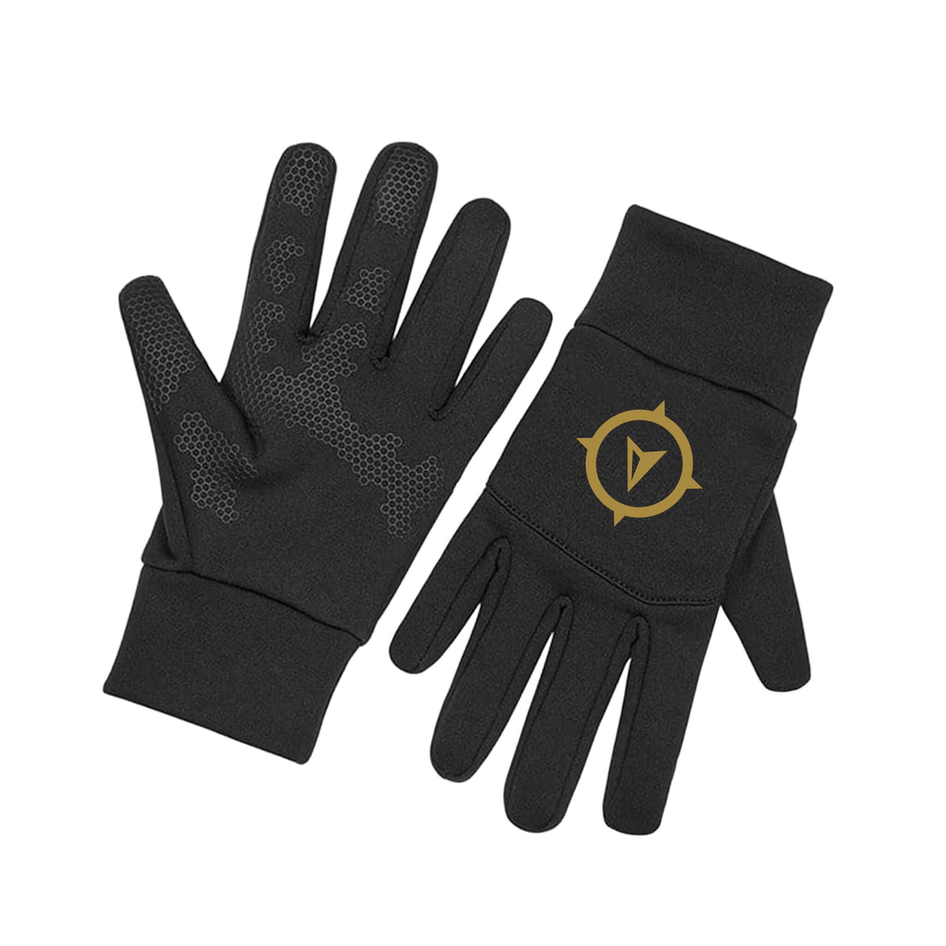 Softshell Sports Tech Gloves - Black - North Coast 500
