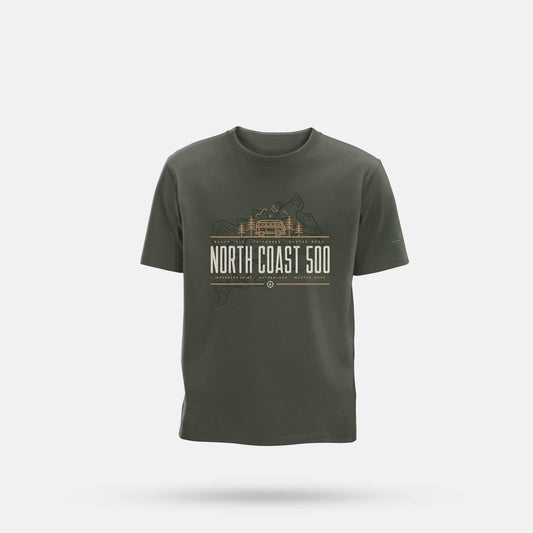 Kids camper t-shirt with vintage camper design