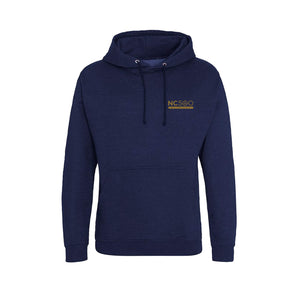 Adventure Is Calling Organic Cotton Hoodie - Navy - Front View - North Coast 500