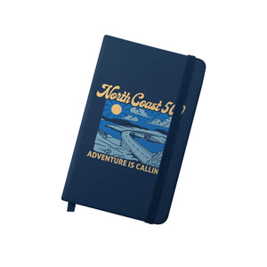Adventure Is Calling Notebook - A5 - Navy - North Coast 500