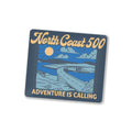 Adventure Is Calling Car Sticker - Navy - North Coast 500
