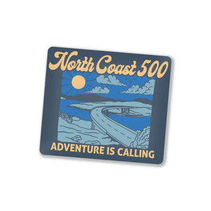 Adventure Is Calling Car Sticker - Navy - North Coast 500