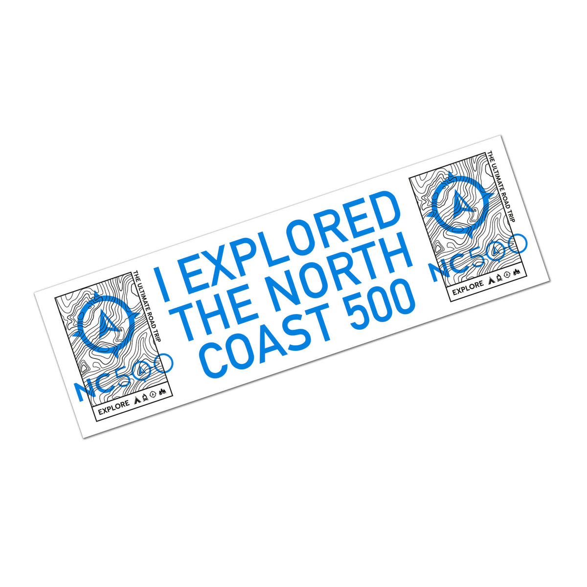 Explor Car Sticker Explore Car Sticker - White – North Coast 500