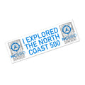 Explore Car Sticker - White - North Coast 500