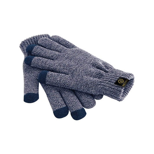 Touchscreen Gloves | Heather Navy | North Coast 500
