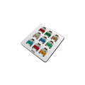 Van Life Coaster - White - Pack of 2 - North Coast 500