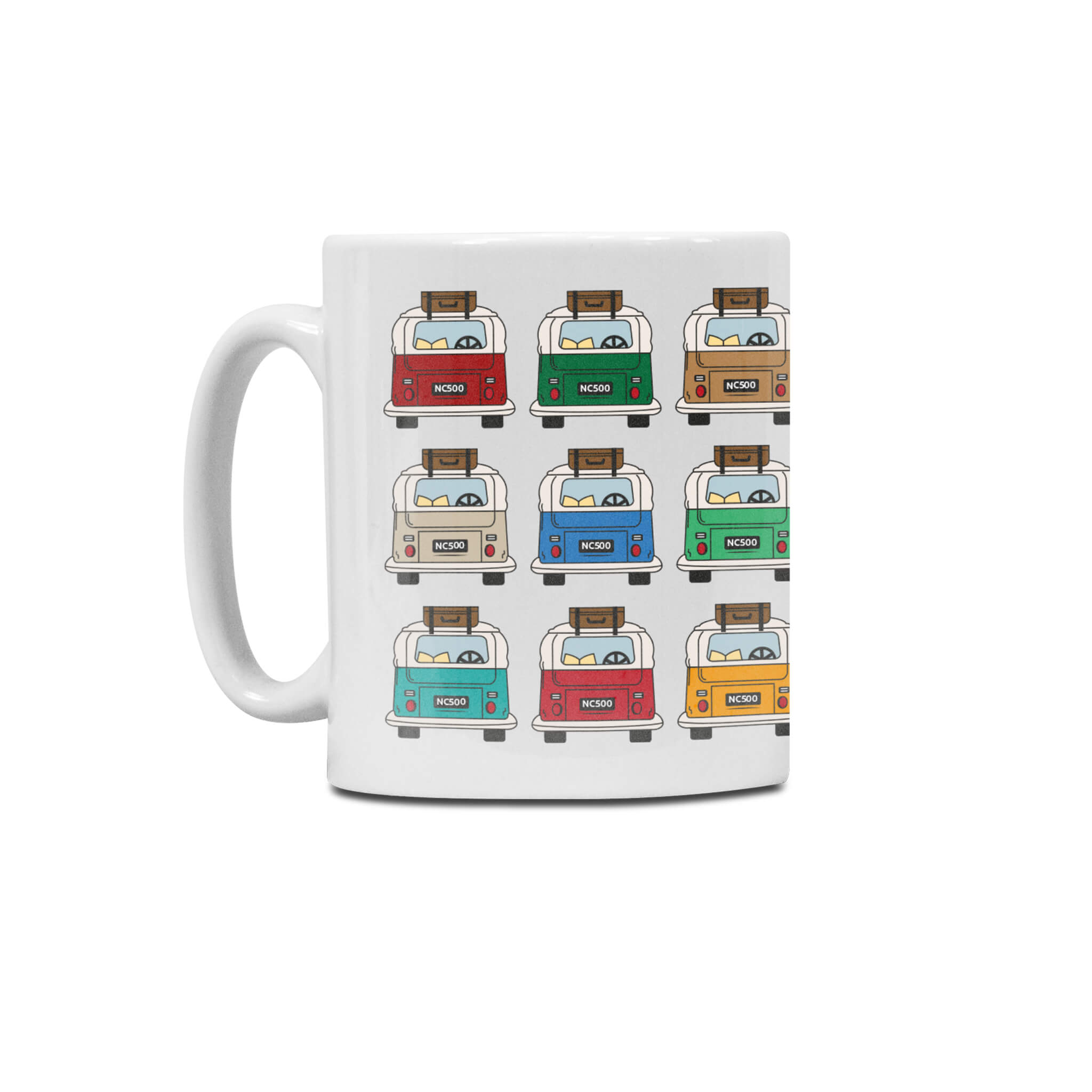 Van Life Ceramic Mug - White - North Coast 500