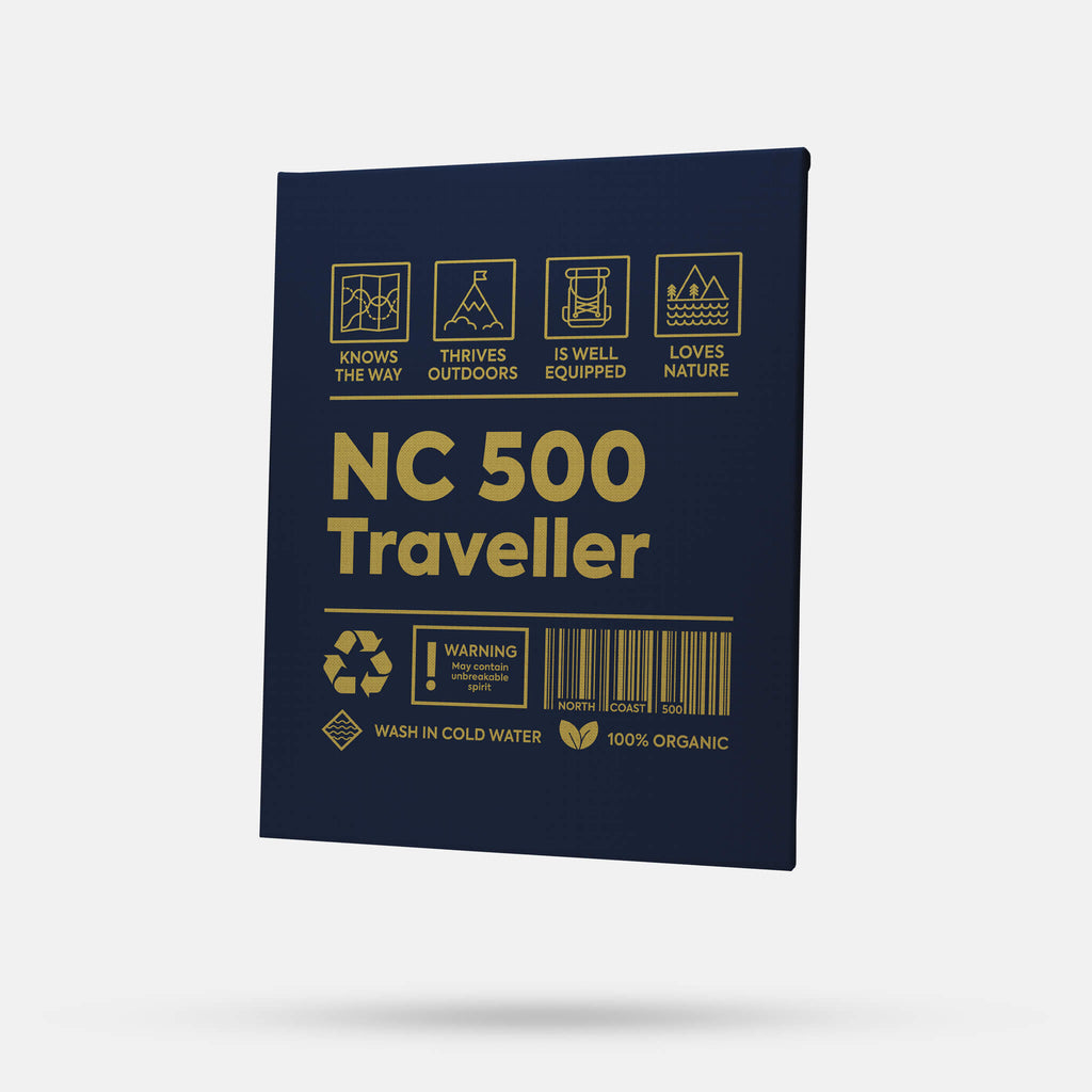 Premium wall canvas with NC500 Traveller design