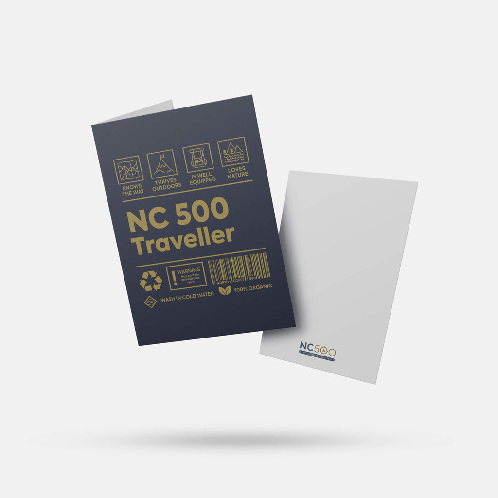 NC500 Traveller greetings card
